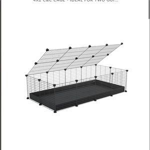 4 by 2 guinea pig cage! With lid!